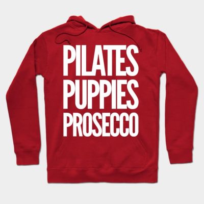 Pilates Puppies Prosecco Hoodie Official Pilates Gifts Merch