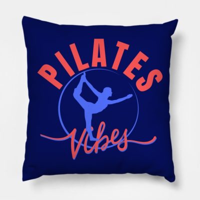 Pilates Vibes Throw Pillow Official Pilates Gifts Merch