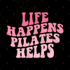 Workout Motivation Funny Pilates Mom Saying Life H Throw Pillow Official Pilates Gifts Merch