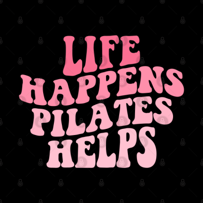 Workout Motivation Funny Pilates Mom Saying Life H Throw Pillow Official Pilates Gifts Merch