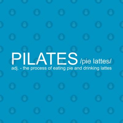 Pie Lattes Throw Pillow Official Pilates Gifts Merch