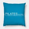 Pie Lattes Throw Pillow Official Pilates Gifts Merch