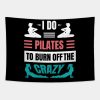 I Do Pilates To Burn Off The Crazy Tapestry Official Pilates Gifts Merch