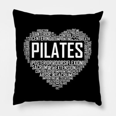 Pilates Heart Throw Pillow Official Pilates Gifts Merch