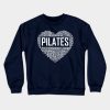 Pilates Heart Crewneck Sweatshirt Official Pilates Gifts Merch