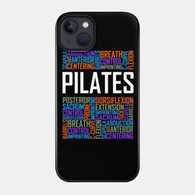 Pilates Words Phone Case Official Pilates Gifts Merch