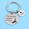 Stainless Steel Keychain Engraved My Favorite Pilates Trainer Personalized Custom Name Gift For Sports Trainer Key 4 - Pilates Gifts