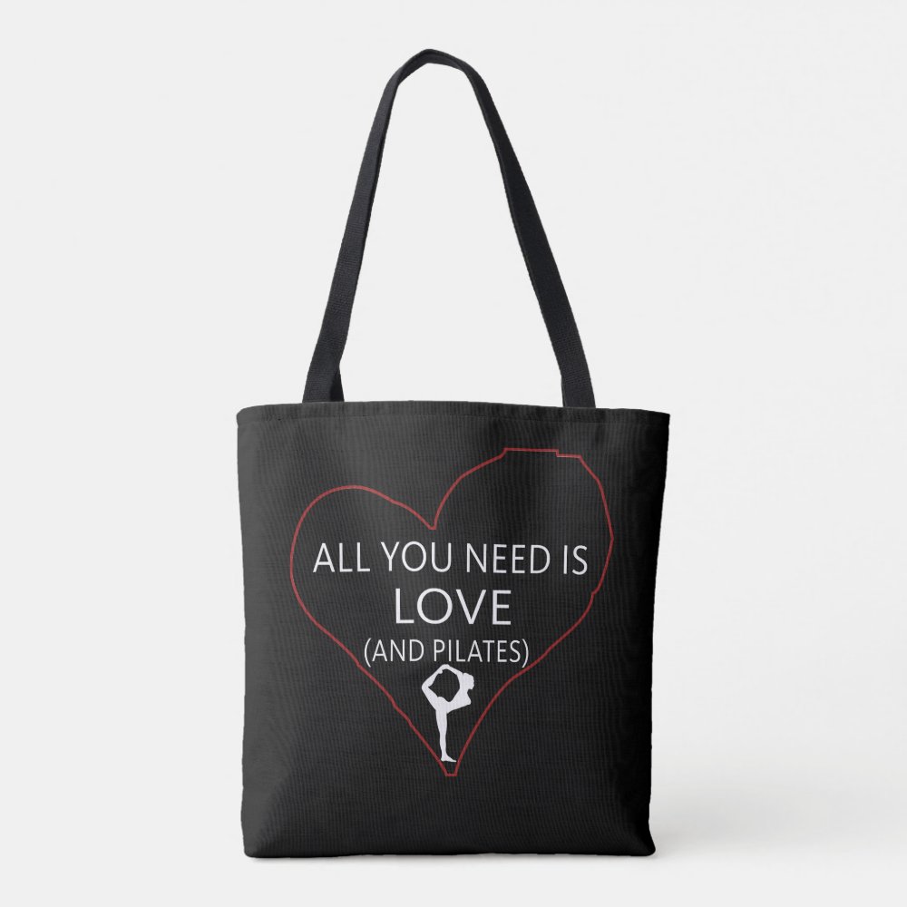 all you need is love and pilates tote bag ra77077212cea409c8276ea1fe05e0c4f 6kcfl 1000 - Pilates Gifts
