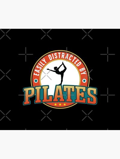 Easily Distracted By Pilates Tapestry Official Pilates Gifts Merch