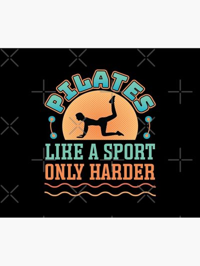 Pilates Like A Sport Funny Tapestry Official Pilates Gifts Merch