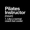 Pilates Instructor Funny Definition Trainer Gift Design Tote Bag Official Pilates Gifts Merch