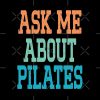 Ask Me About Pilates Tote Bag Official Pilates Gifts Merch