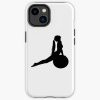 Silhouette Of A Female Doing Pilates And Yoga. Iphone Case Official Pilates Gifts Merch