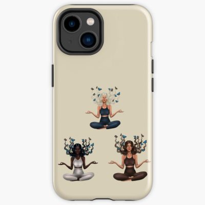 Three Girls Medidating Iphone Case Official Pilates Gifts Merch