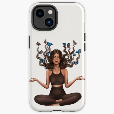 The Girl Is Meditating Iphone Case Official Pilates Gifts Merch