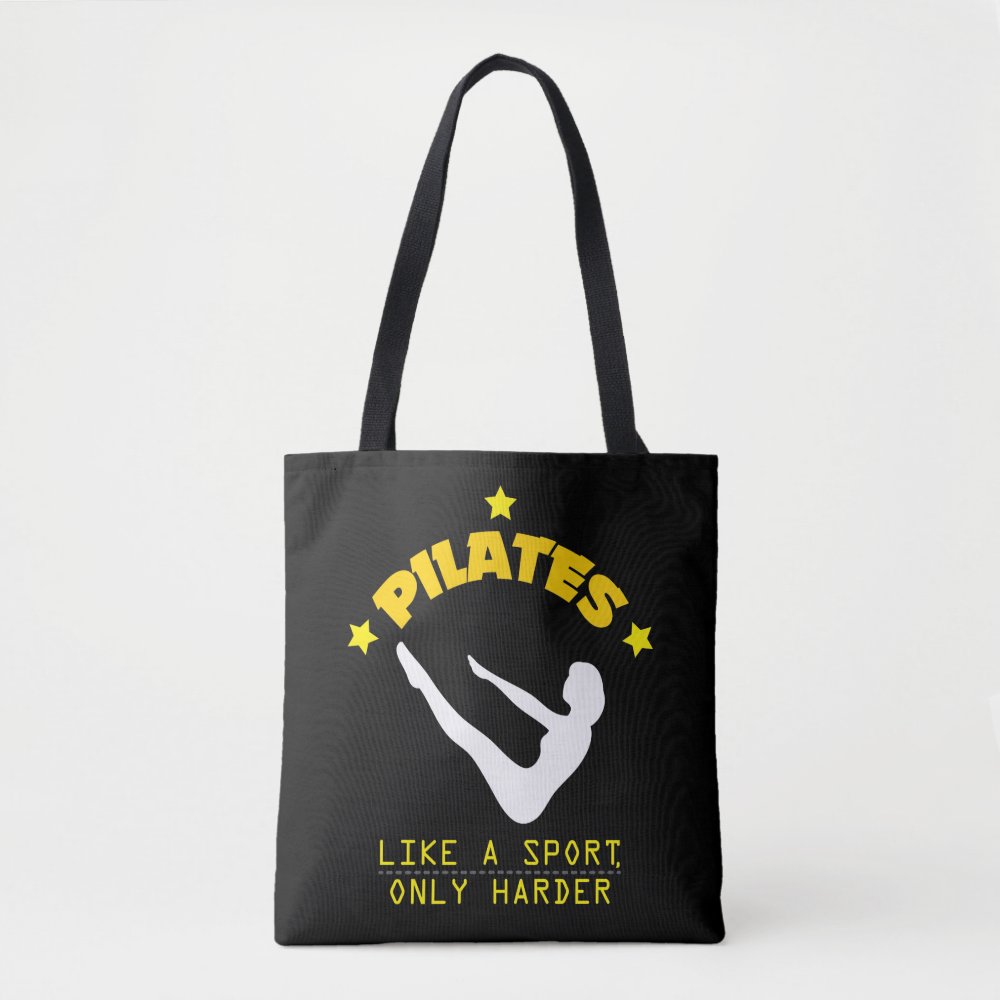 pilates like a sport only harder funny contrology tote bag r1562a5d1ef6d412e81008ce08203c509 6kcf1 1000 - Pilates Gifts