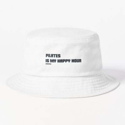 Pilates Is My Happy Hour Bucket Hat Official Pilates Gifts Merch