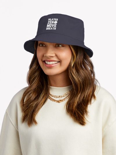 Pilates: Zen, Move, Breath Bucket Hat Official Pilates Gifts Merch