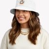  Silhouette Of A Female Doing Pilates And Yoga. Bucket Hat Official Pilates Gifts Merch