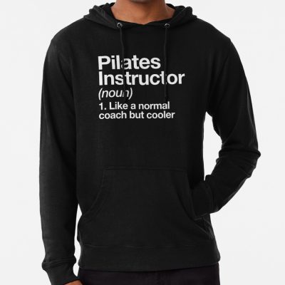 Pilates Instructor Funny Definition Trainer Gift Design Hoodie Official Pilates Gifts Merch