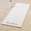 stylish monogram modern minimalist white script yoga mat r75ac447f7c9a41edba7adf62dedde349 e9qy0 1000 - Pilates Gifts