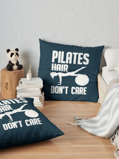 Pilates (7) Throw Pillow Official Pilates Gifts Merch