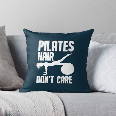 Pilates (7) Throw Pillow Official Pilates Gifts Merch