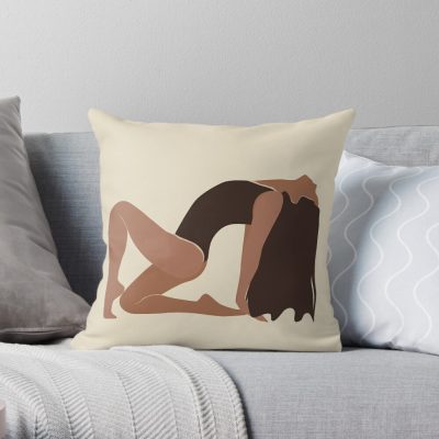 Pilates Instructor Doing Pilates And Streching Throw Pillow Official Pilates Gifts Merch