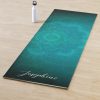 turquoise blue mandala with name double sided yoga mat ra864313734ed4207a4ff5c1aed13089e e9qy0 1000 - Pilates Gifts