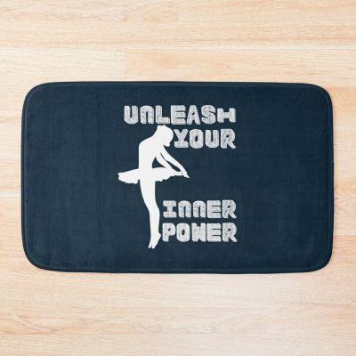 Club Pilates, Unleash Your Inner Power Bath Mat Official Pilates Gifts Merch