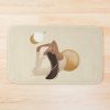 Silhouette Of A Female Doing Pilates And Yoga. Bath Mat Official Pilates Gifts Merch