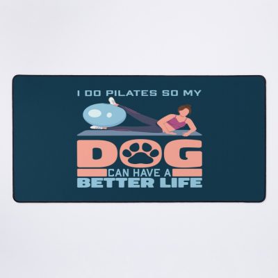 Pilates Dog Fitness Training Mouse Pad Official Pilates Gifts Merch