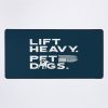 Lift Heavy. Pet Dogs Powerlifting Barbell And Pilates Mouse Pad Official Pilates Gifts Merch