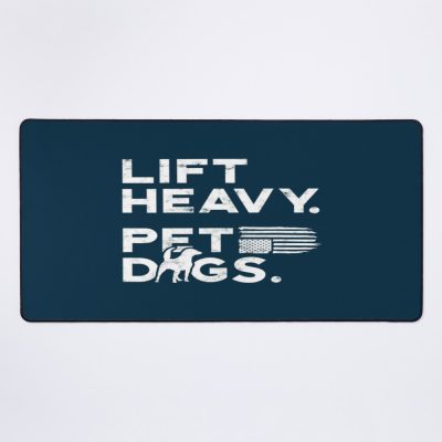 Lift Heavy. Pet Dogs Powerlifting Barbell And Pilates Mouse Pad Official Pilates Gifts Merch