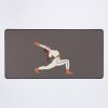 Silhouette Of A Female Doing Pilates And Yoga. Mouse Pad Official Pilates Gifts Merch