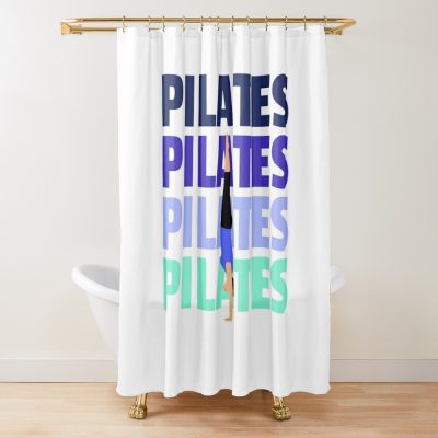 Pilates Pilates Shower Curtain Official Pilates Gifts Merch