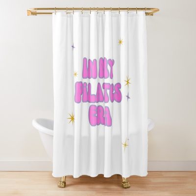 In My Pilates Era Shower Curtain Official Pilates Gifts Merch