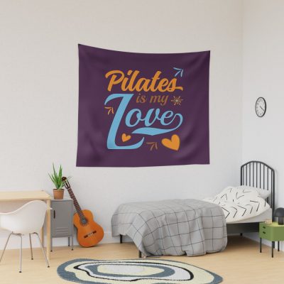 Pilates Is My Love Tapestry Official Pilates Gifts Merch