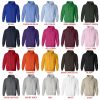 hoodie color chart - Pilates Gifts