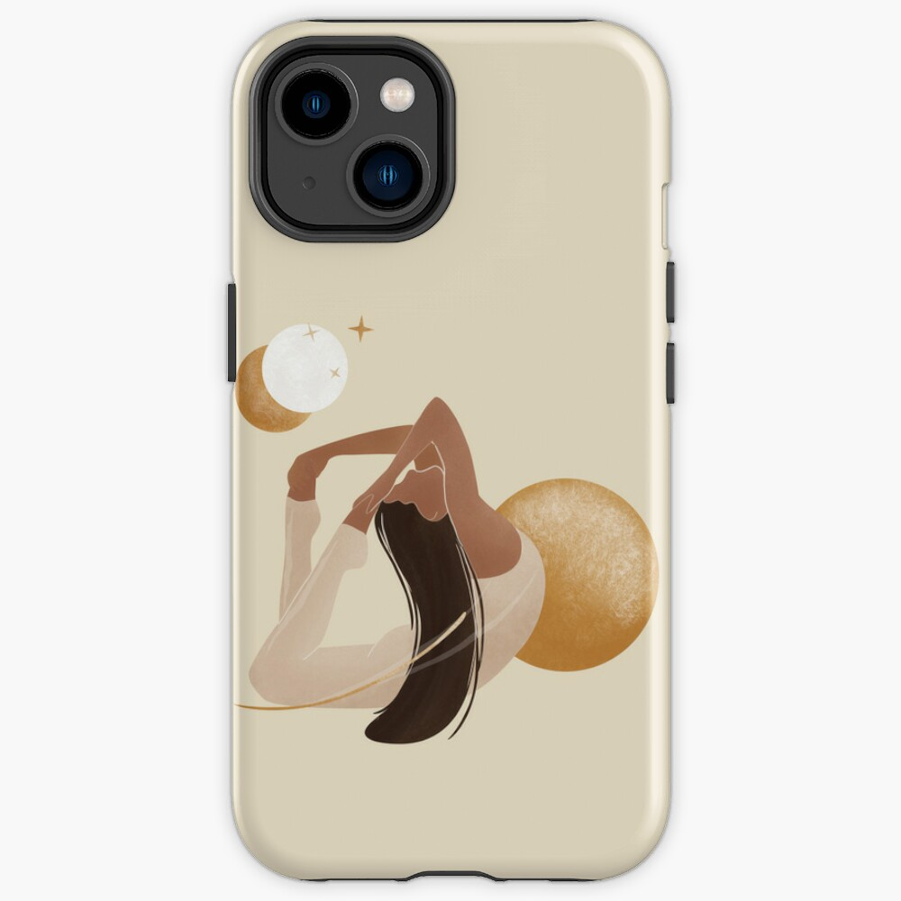 Silhouette Of A Female Doing Pilates Must Have Phone Case